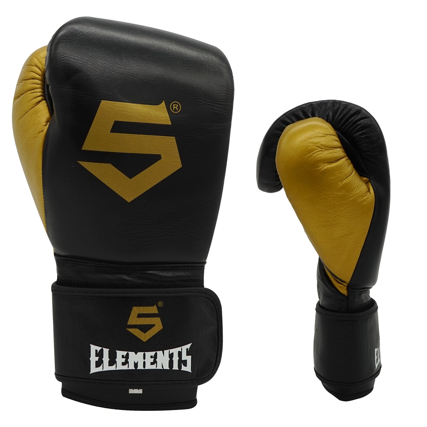 5 Elements Elite Boxhandschuh-Schwarz/Gold